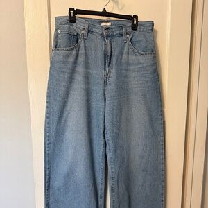 Levi’s cinch baggy jeans light wash